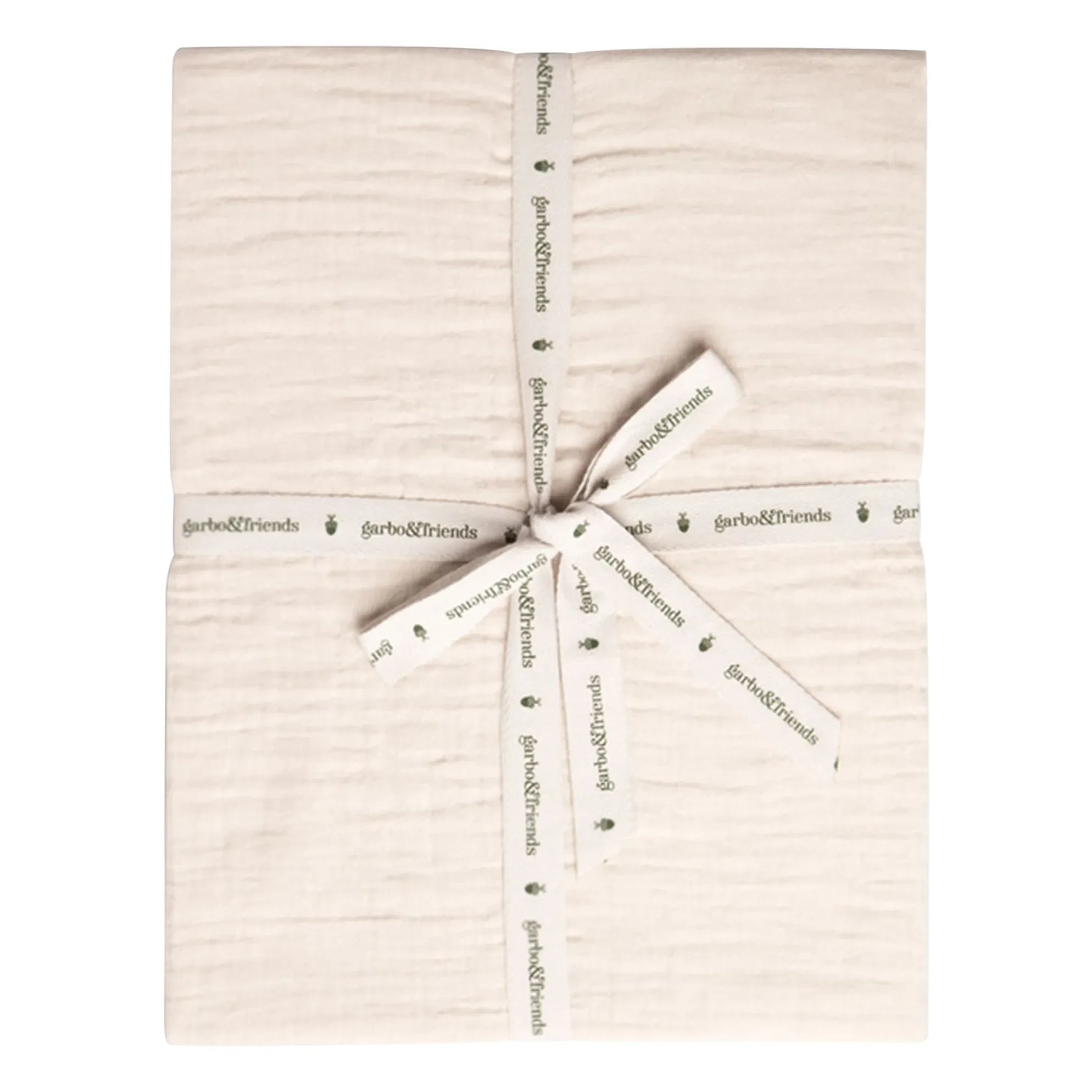 garbo&friends - Cotton Muslin Fitted Sheet | Nude