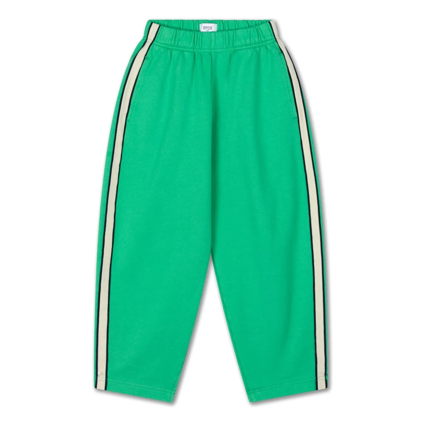 Repose AMS - Large Striped Jogger Organic Cotton | Green