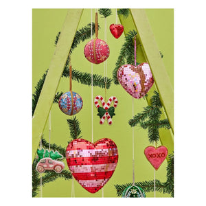Rice - Heart Faceted Ball | Pink