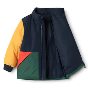 Liewood - Bran Colorblock Jacket Made from Recycled Fibers | Navy