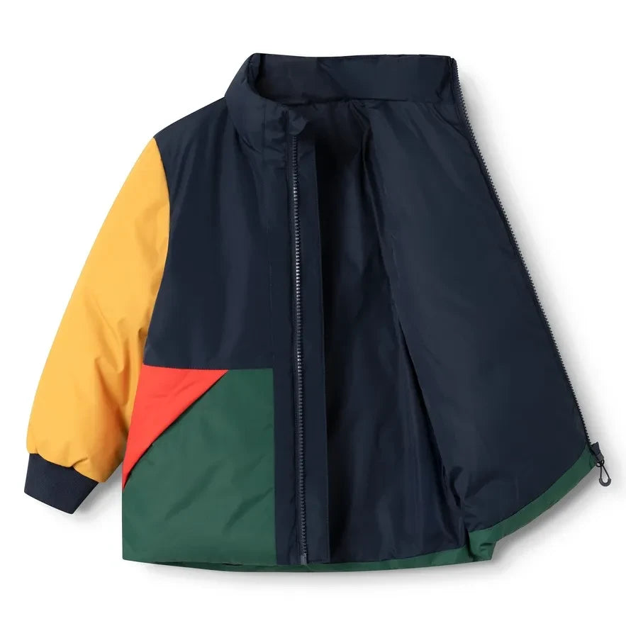 Liewood - Bran Colorblock Jacket Made from Recycled Fibers | Navy