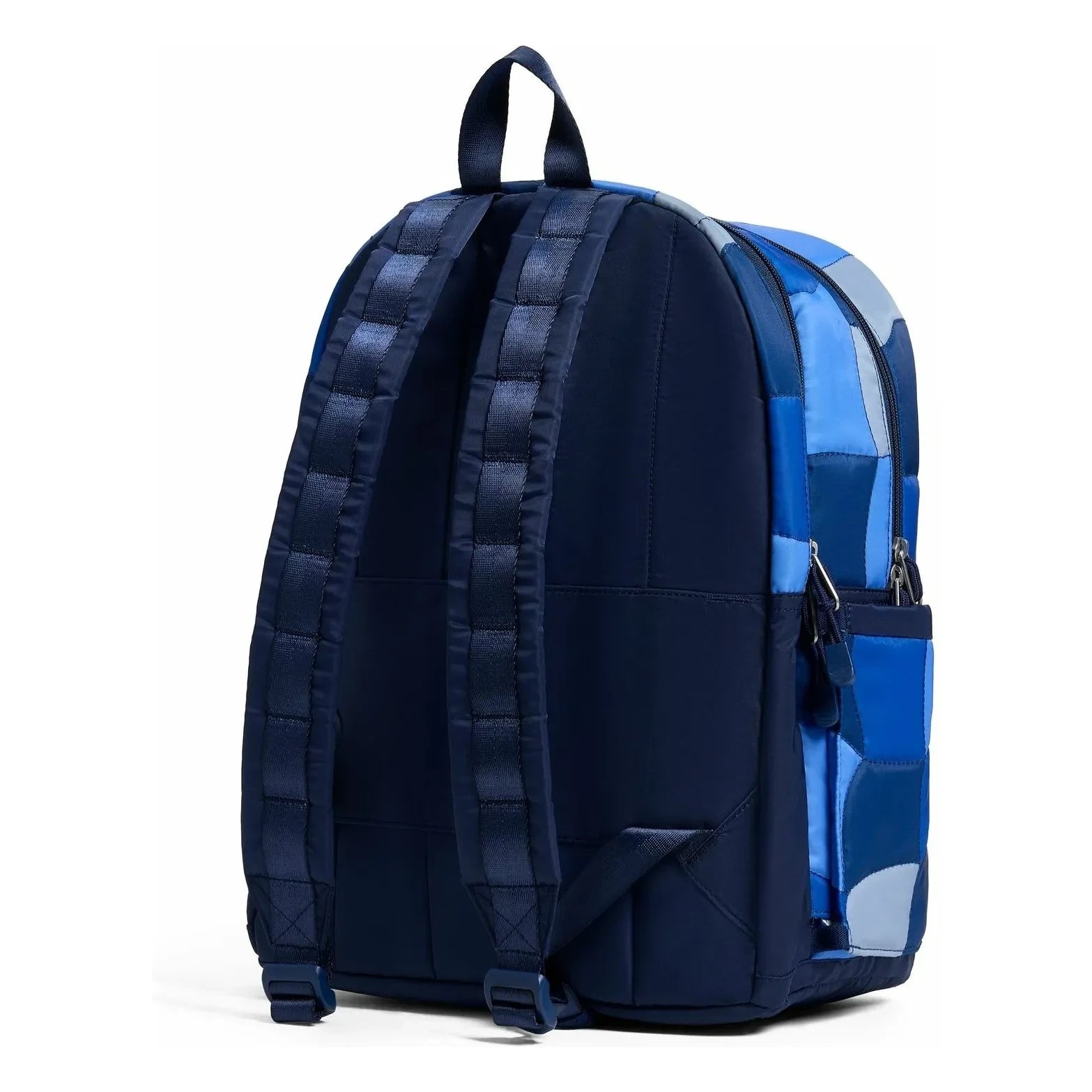 State Bags - Kane Double Pocket Plaid Backpack | Blue