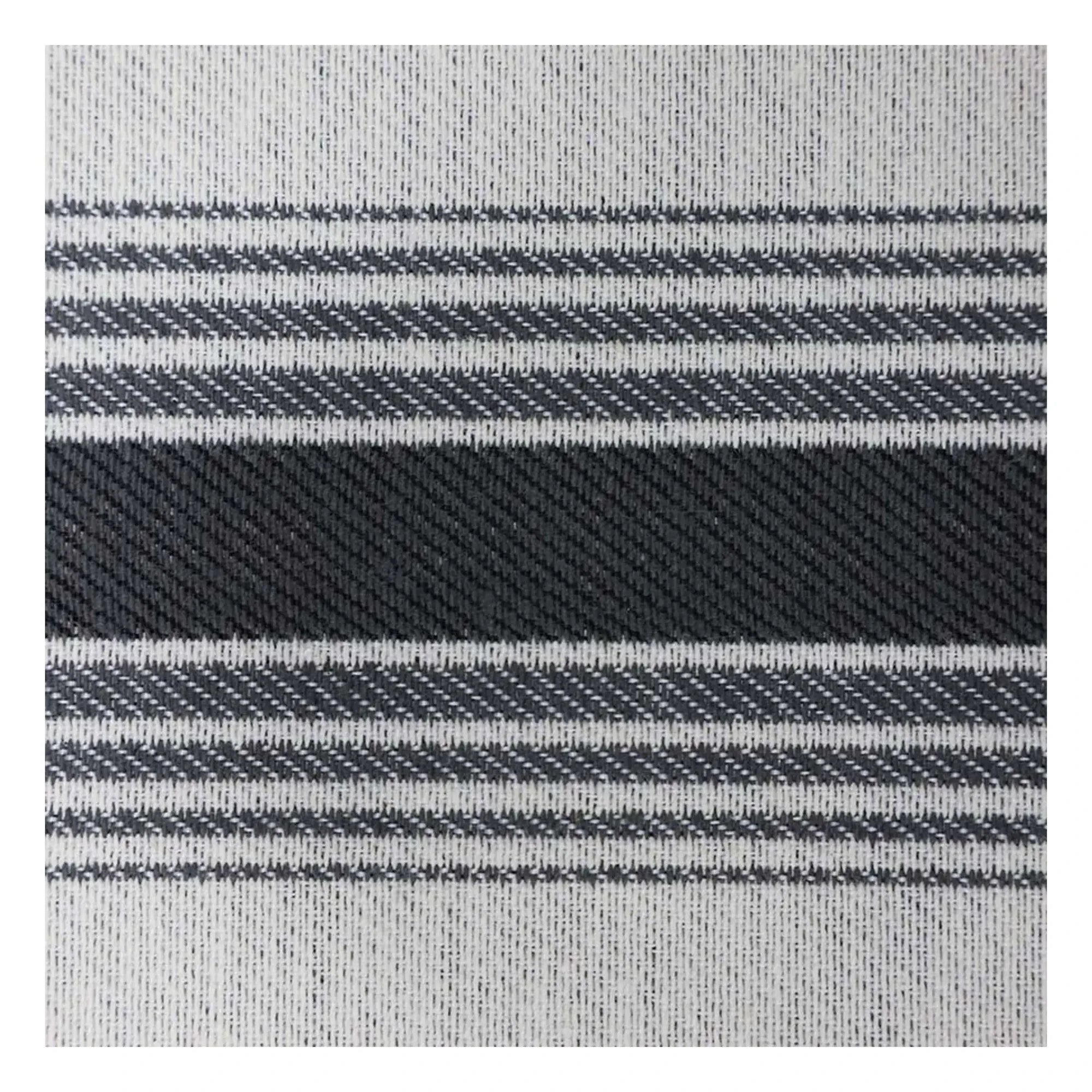 HKliving - Nomad 2-Person Striped Sofa | Chalk