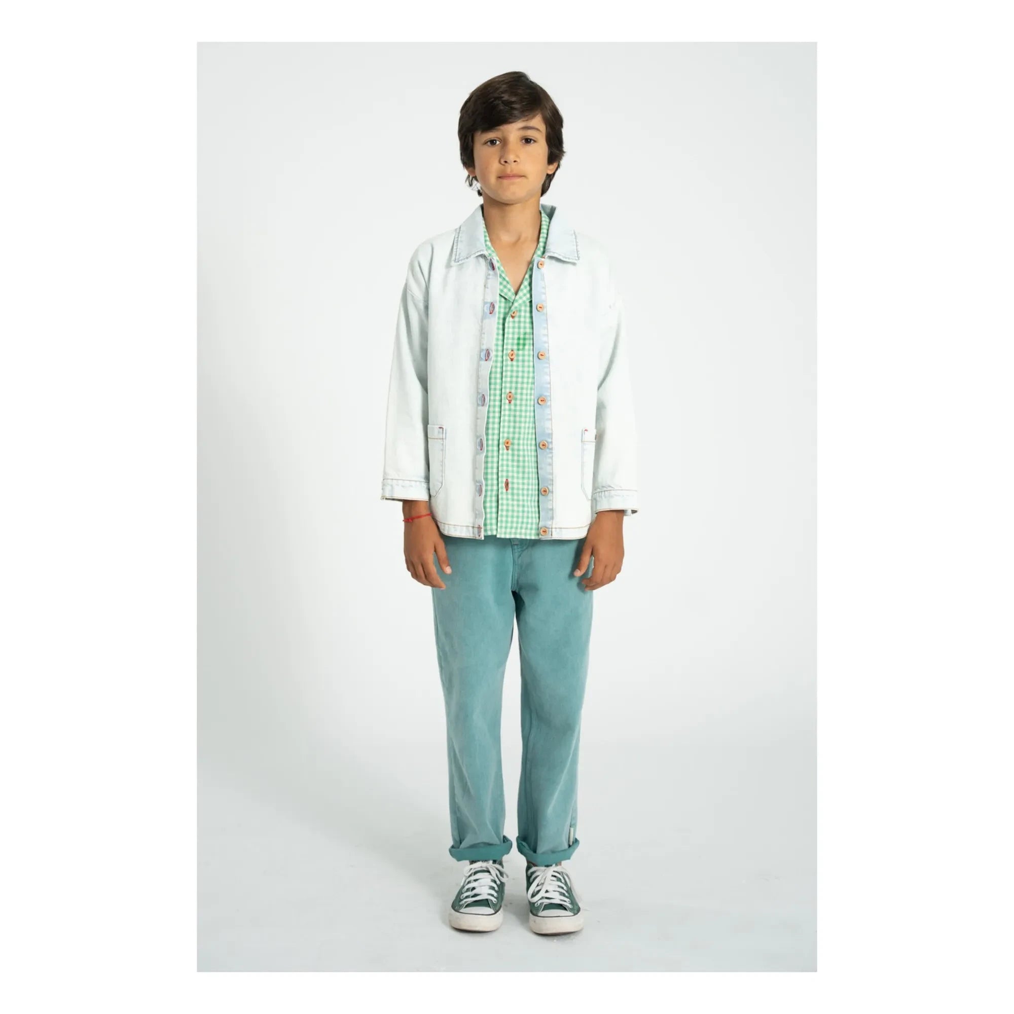 Piupiuchick - Denim Peace Jacket | Washed Blue