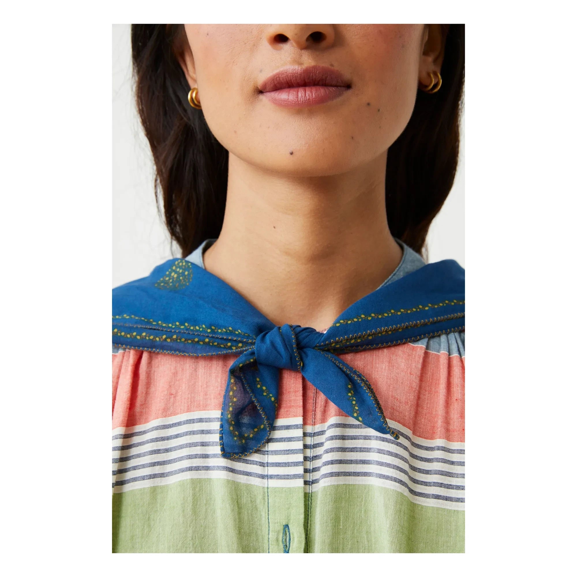 Moismont - Pearl Scarf N°820 Cotton | Ink