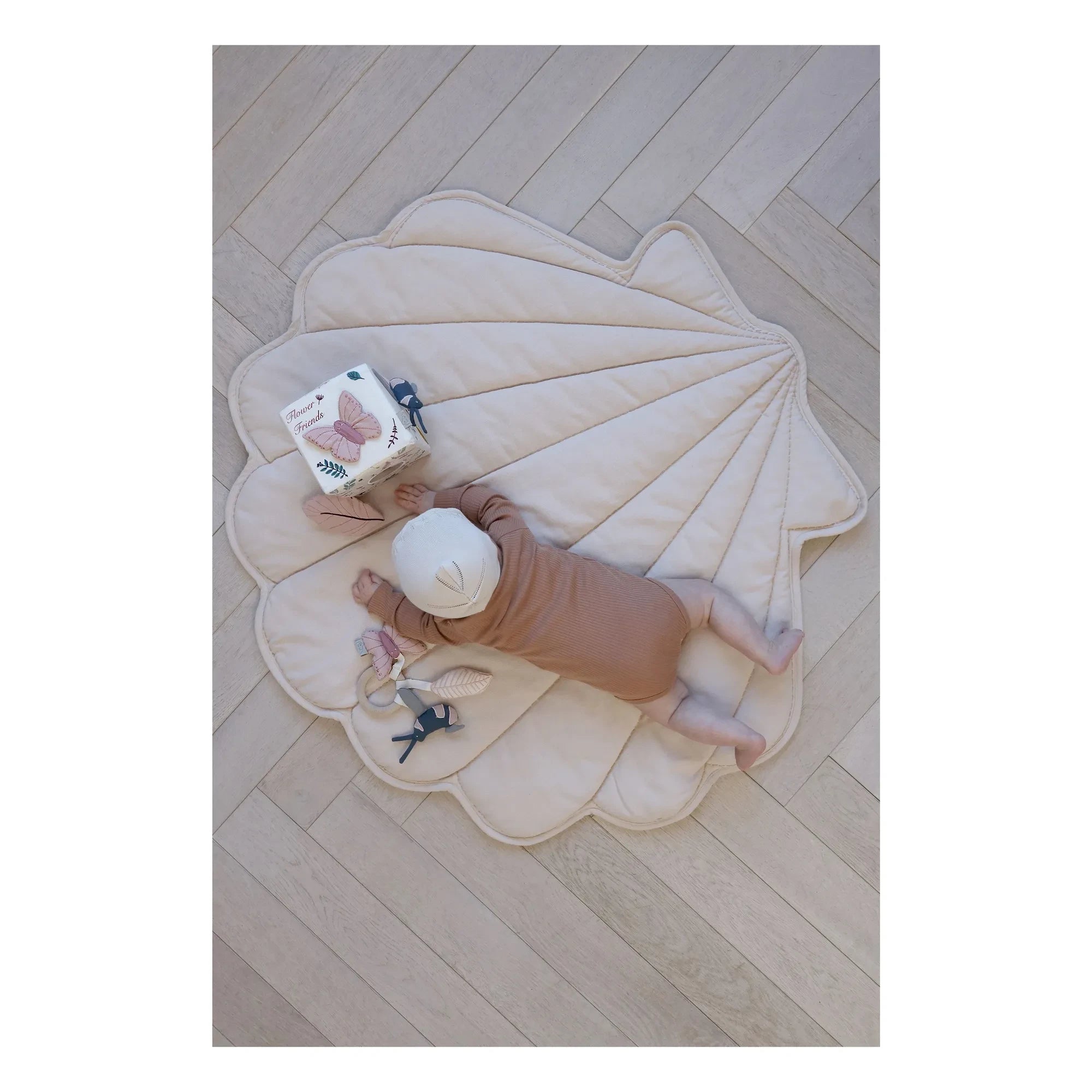 Cam Cam - Seashell Play Mat | Beige
