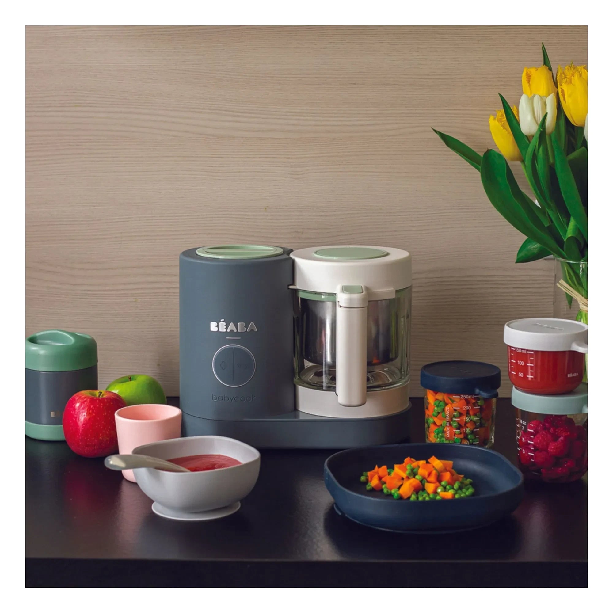 Béaba - BabyCook Neo 4-in-1 Food Processor | Gray