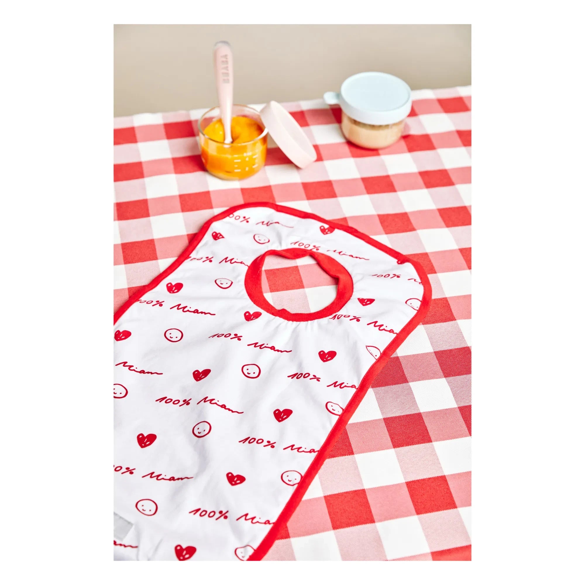 Béaba - Cotton Bib - Mathilde Cabanas Limited Edition | Red