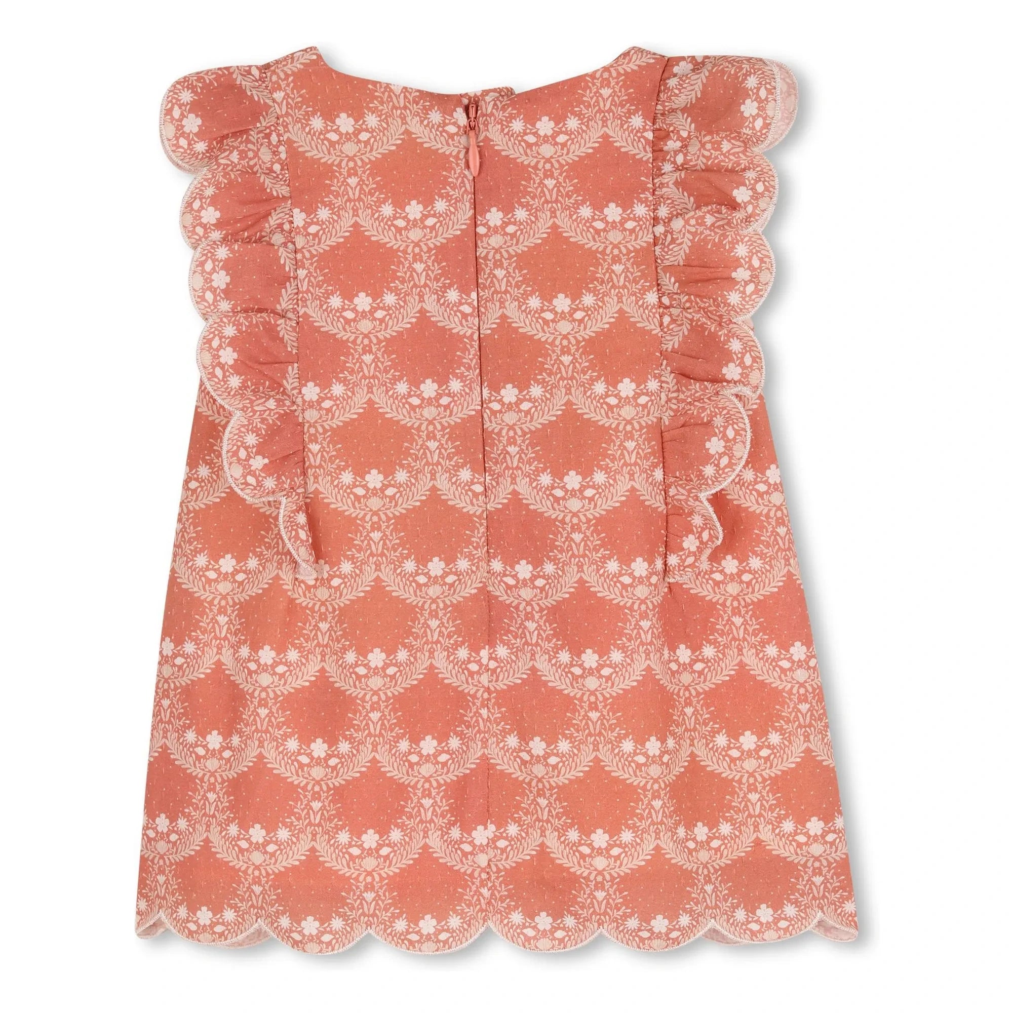 Chloé - Organic cotton dress and hat set | Peach