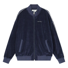 Cos I Said So - Velvet Organic Cotton Jacket | Navy Blue
