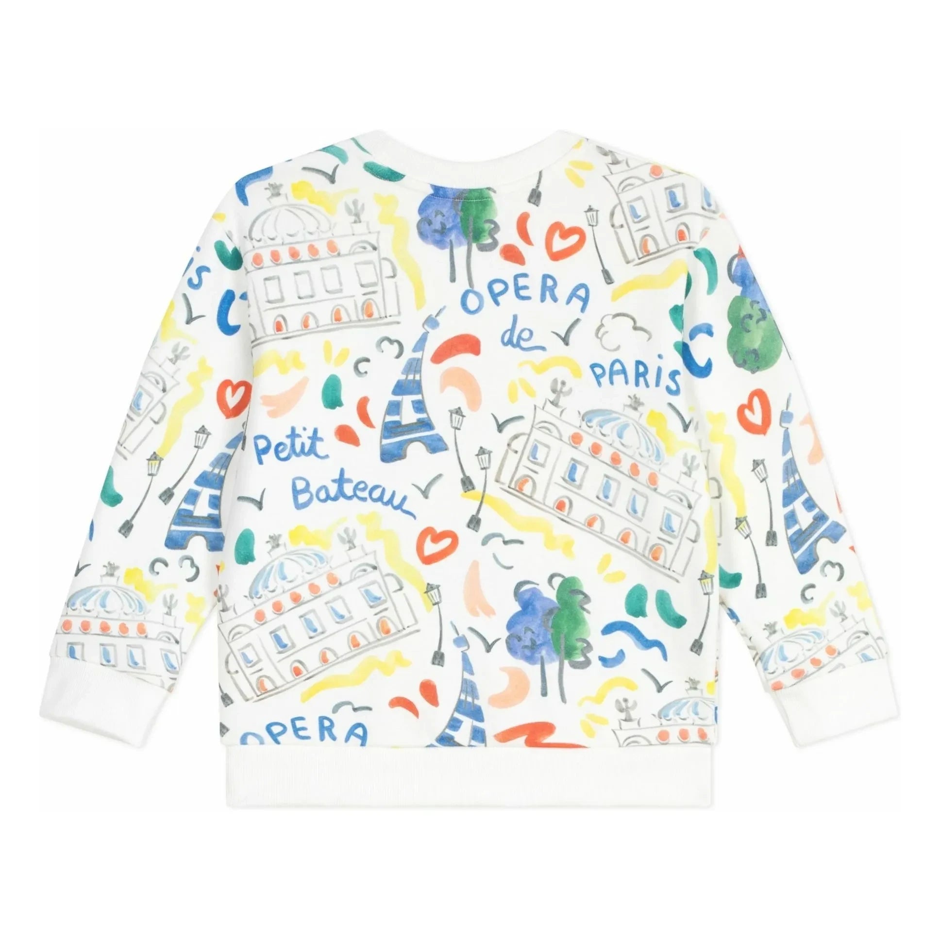 Petit Bateau - Opera Sweatshirt | White