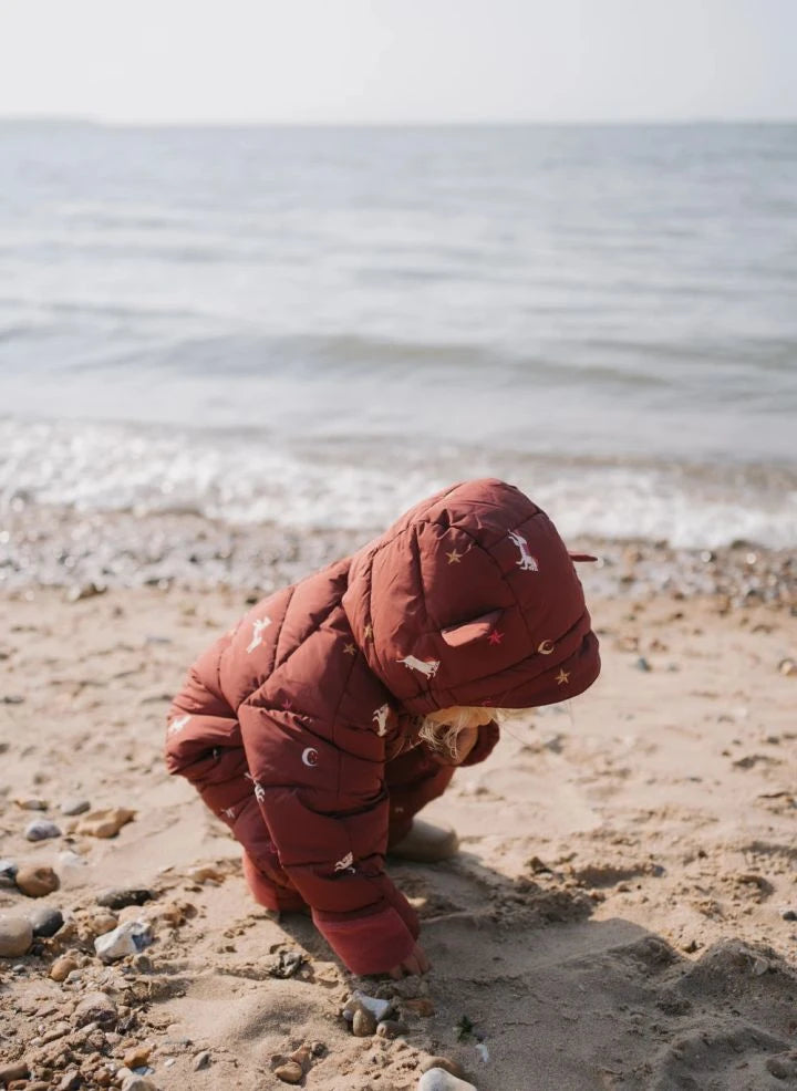 Töastie - Waterproof Riding Jacket Made from Recycled Fibers | Terracotta