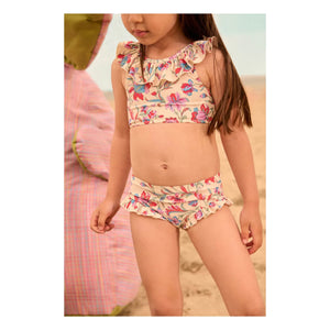 Louise Misha - Primavera Swimsuit with Floral Pattern | Cream