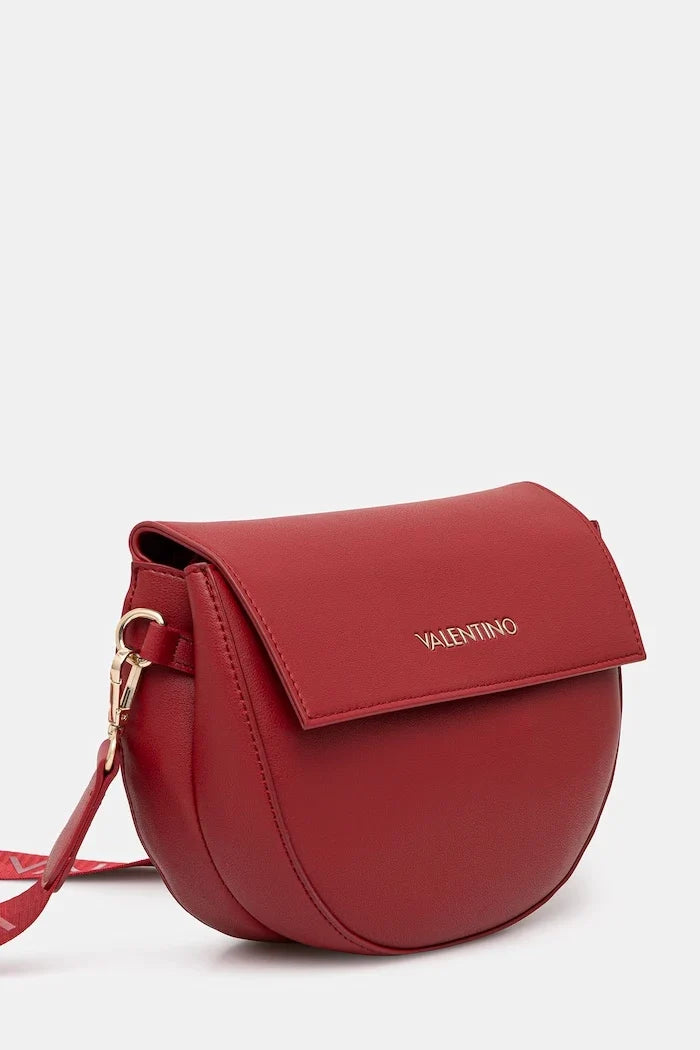 Valentino Bags kadın imitasyon deri kruvasan çanta