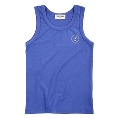 Bobo Choses - Have Fun Face Modal and Organic Cotton Tank Top | Royal Blue