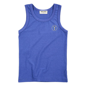 Bobo Choses - Have Fun Face Modal and Organic Cotton Tank Top | Royal Blue