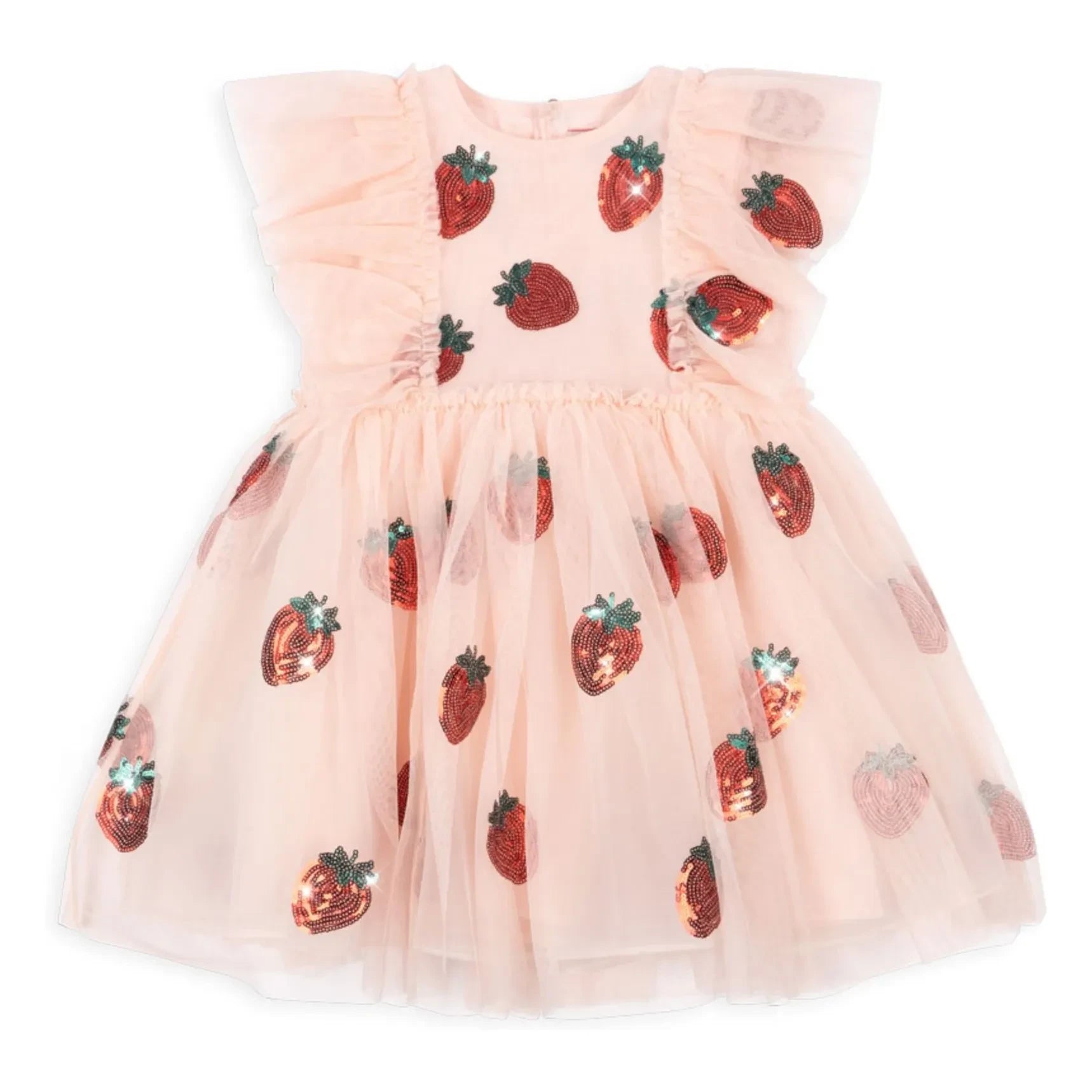Konges Sløjd - Yvonne Strawberry Tulle Dress | Pink