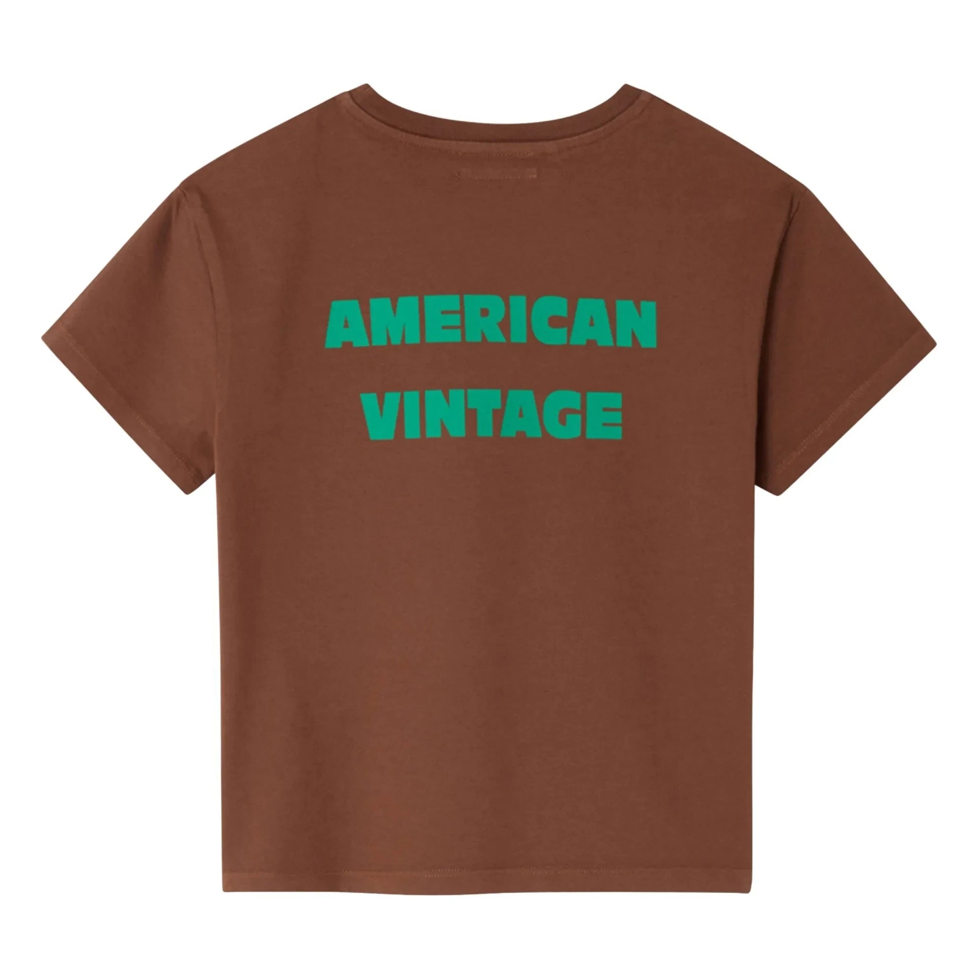 American Vintage - Fizvalley Dinner T-shirt | Kahverengi