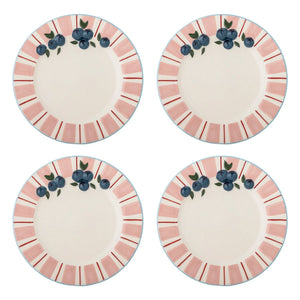 Bloomingville - Sweet Serving Plates - Set of 4 | Pink