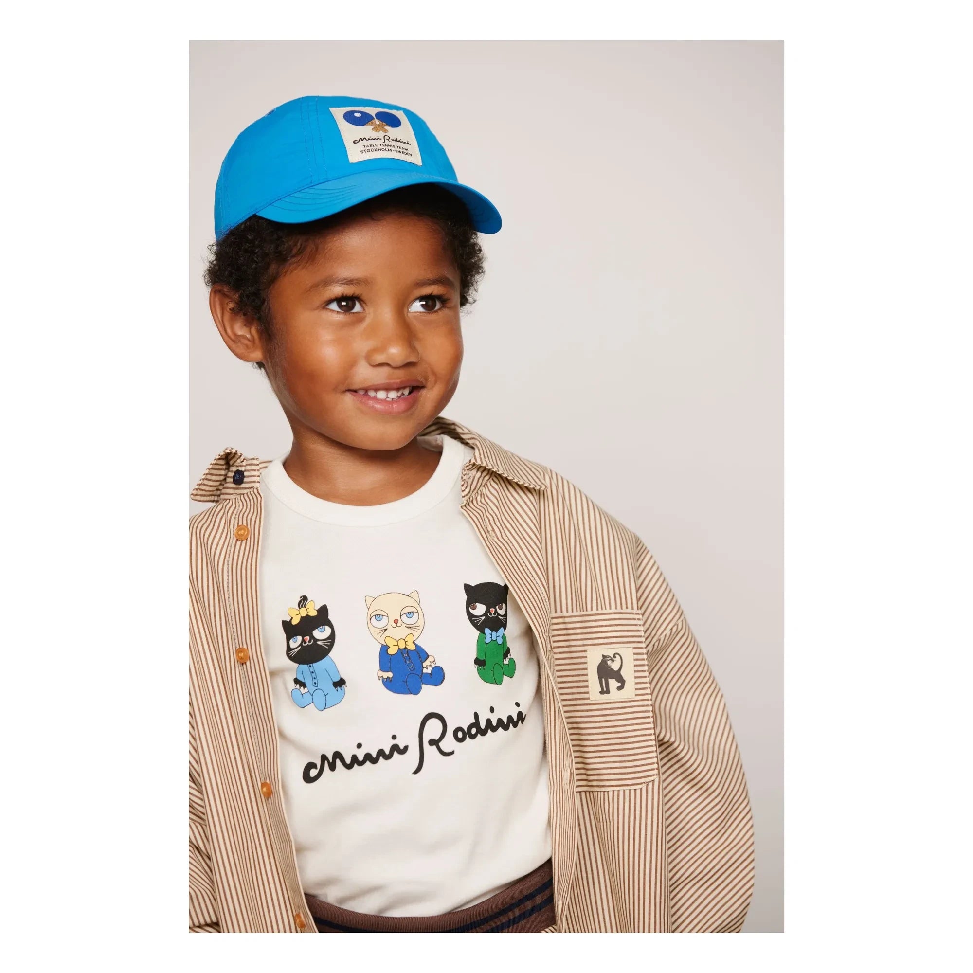Mini Rodini - Animal T-Shirt Made of Organic Cotton | White