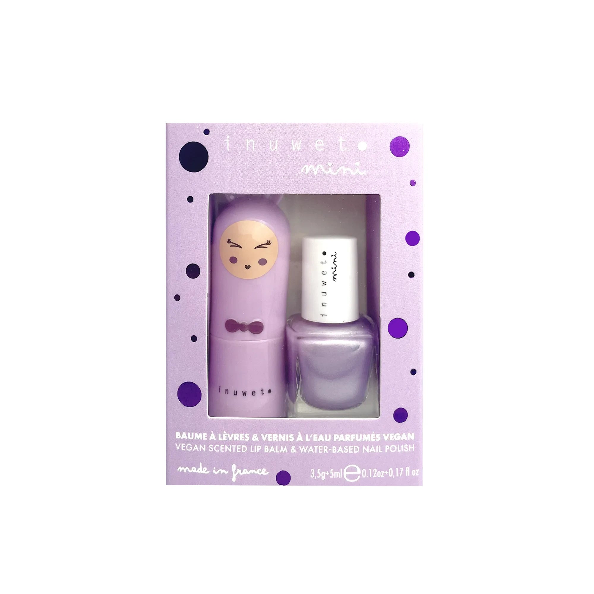 Inuwet - Mat Oje and Lip Balm Duo Set | Mauve