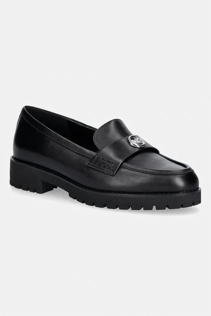 MICHAEL Michael Kors kadın deri loafer Jaelyn Lug Loafer