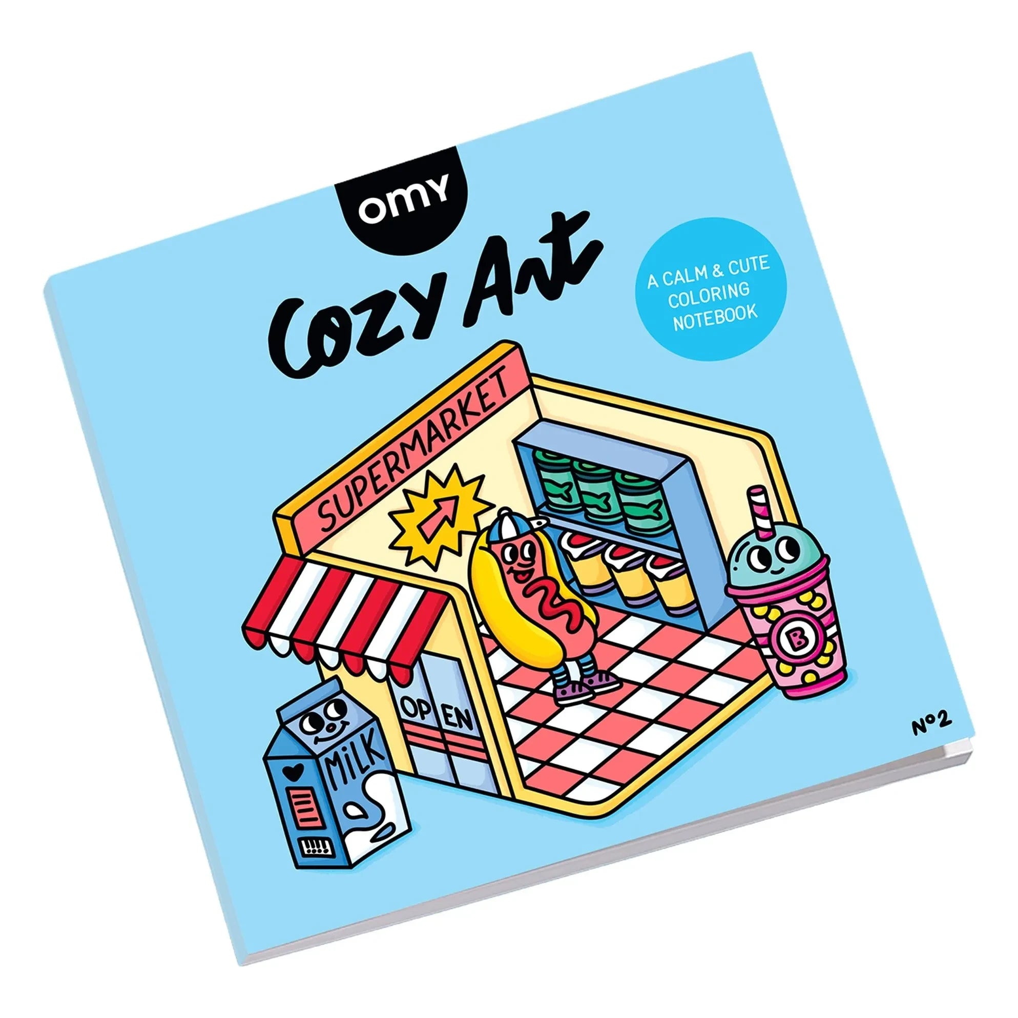 Omy - Supermarket Coloring Book
