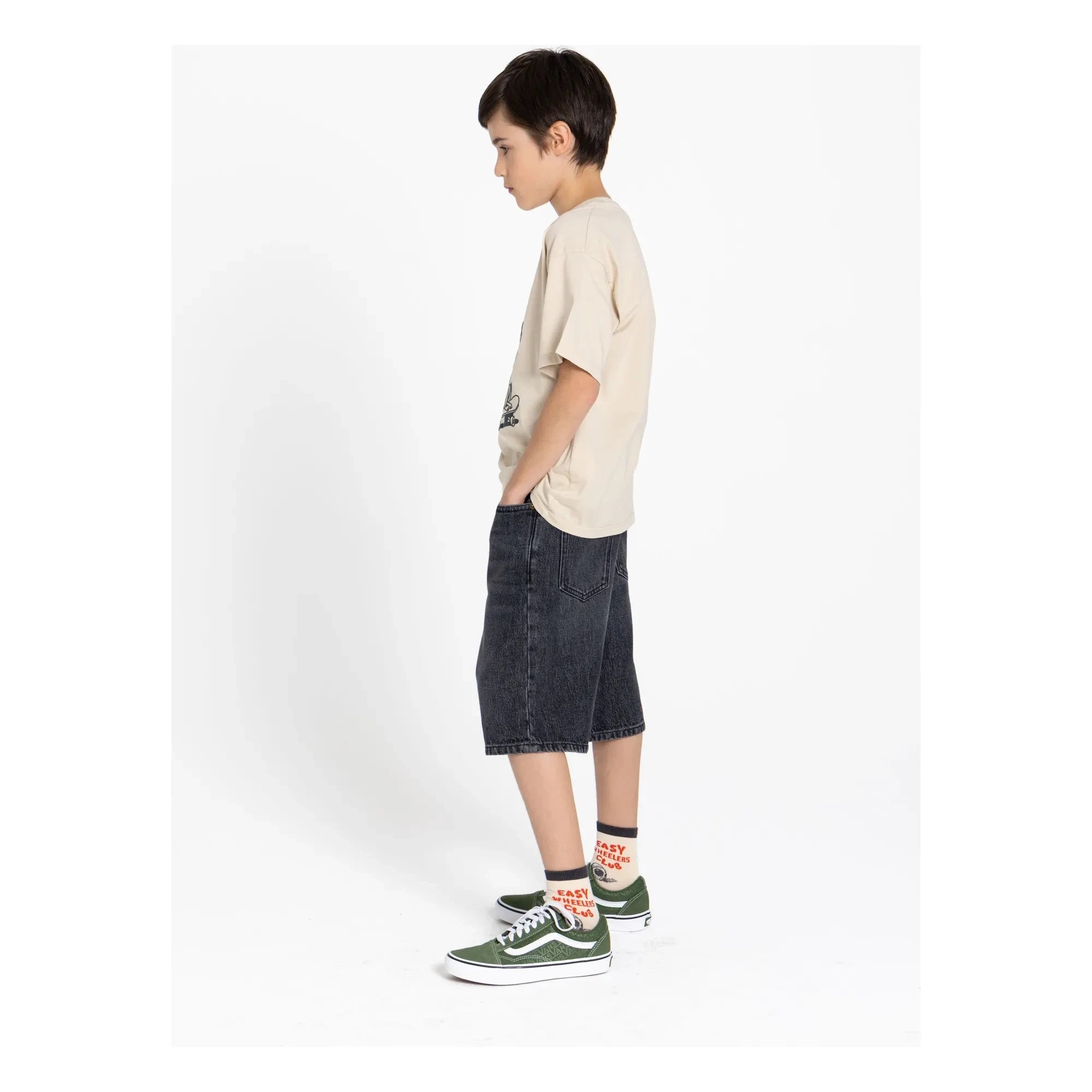 Hundred Pieces - Finn organic cotton t-shirt | Beige