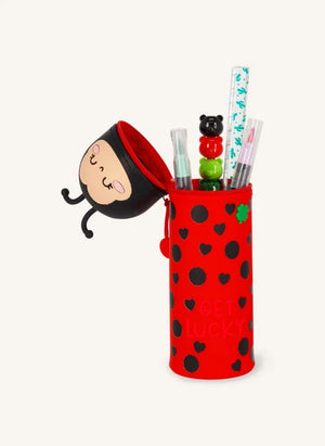 Legami - Ladybug Silicone Pencil Case