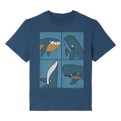 Stella McCartney Kids - Whale T-Shirt | Blue