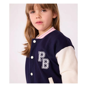 Petit Bateau - Teddy Jacket | Navy Blue