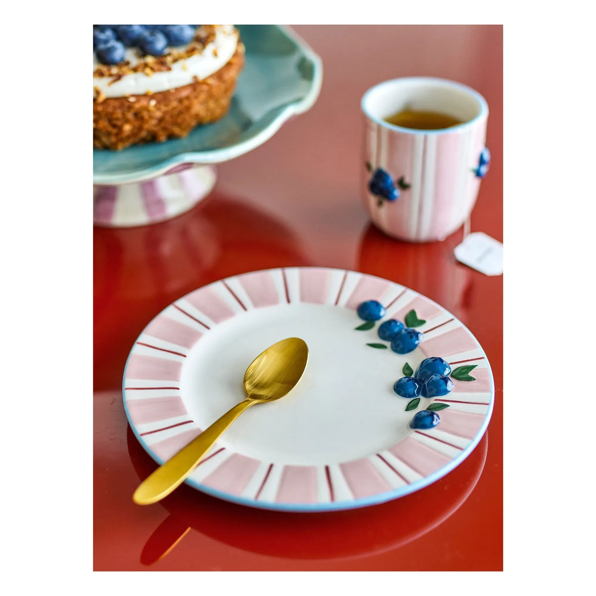Bloomingville - Sweet Serving Plates - Set of 4 | Pink