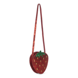 Konges Sløjd - Tut Çilek Payetli Çanta | Kırmızı