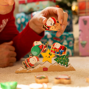 Legami - Stackable Wooden Game - Ho Ho Ho Balancing Game