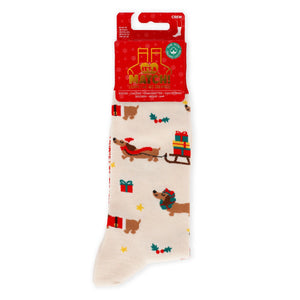 Legami - Christmas Socks Dachshund Size 41-47 - A Perfect Fit!