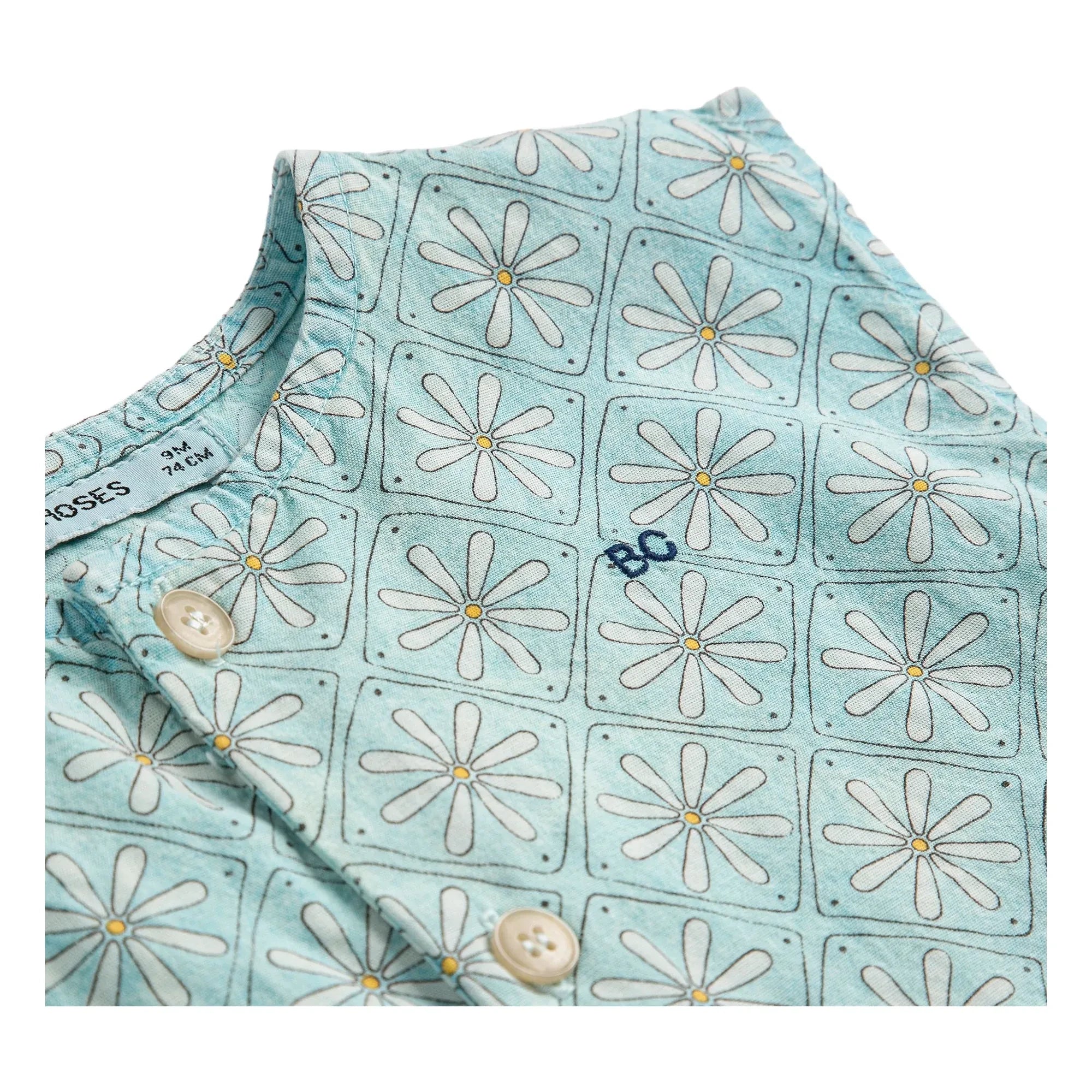 Bobo Choses - Organic cotton daisy jumpsuit | Light Blue
