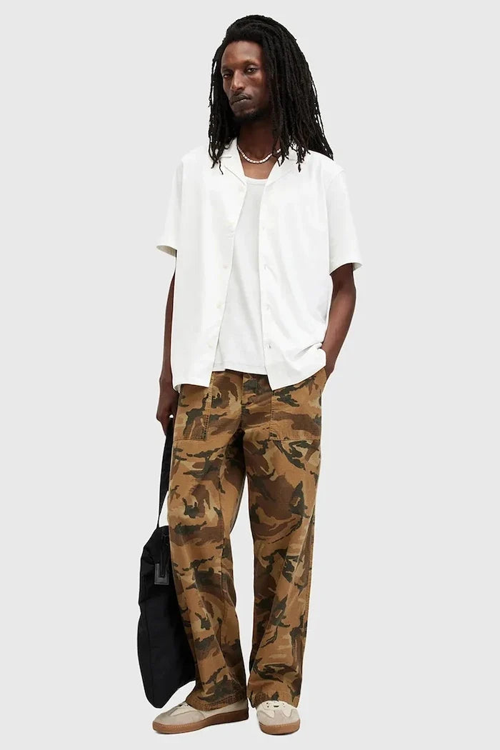 AllSaints Erkek Pamuklu Gömlek HUDSON