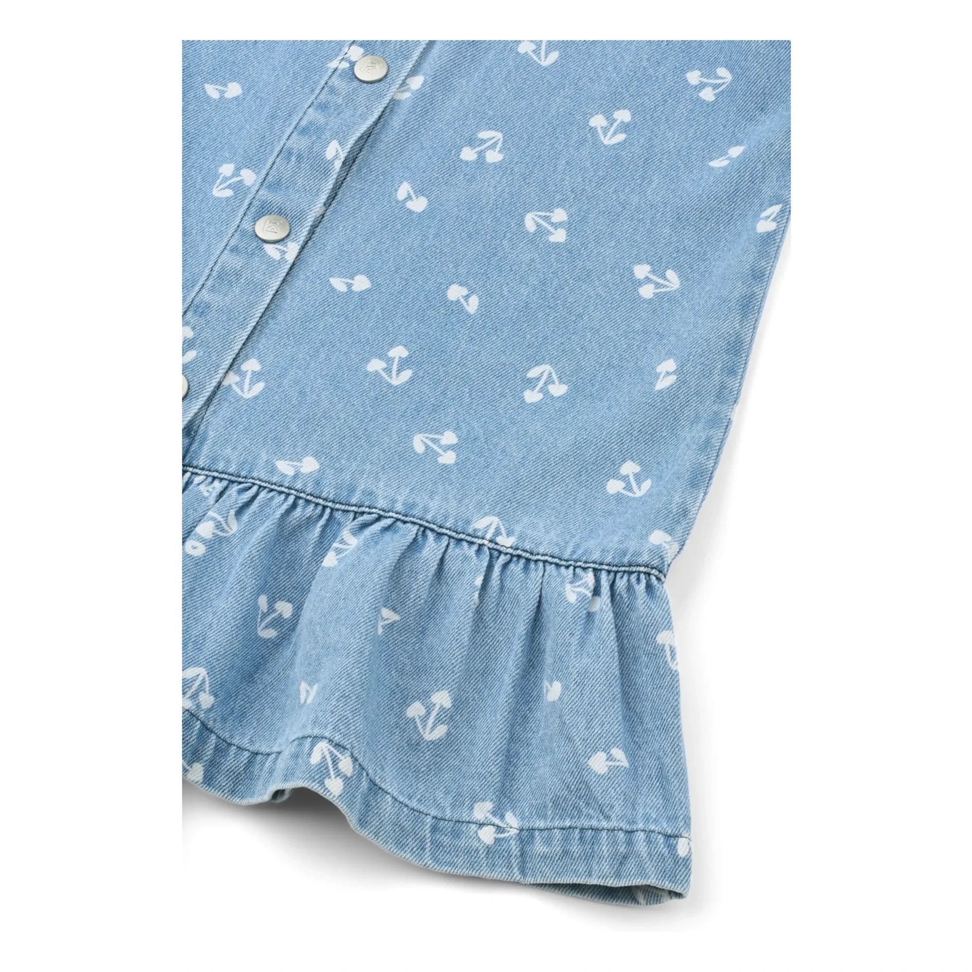 Liewood - Sybilla Cerises Denim Elbise | Mavi