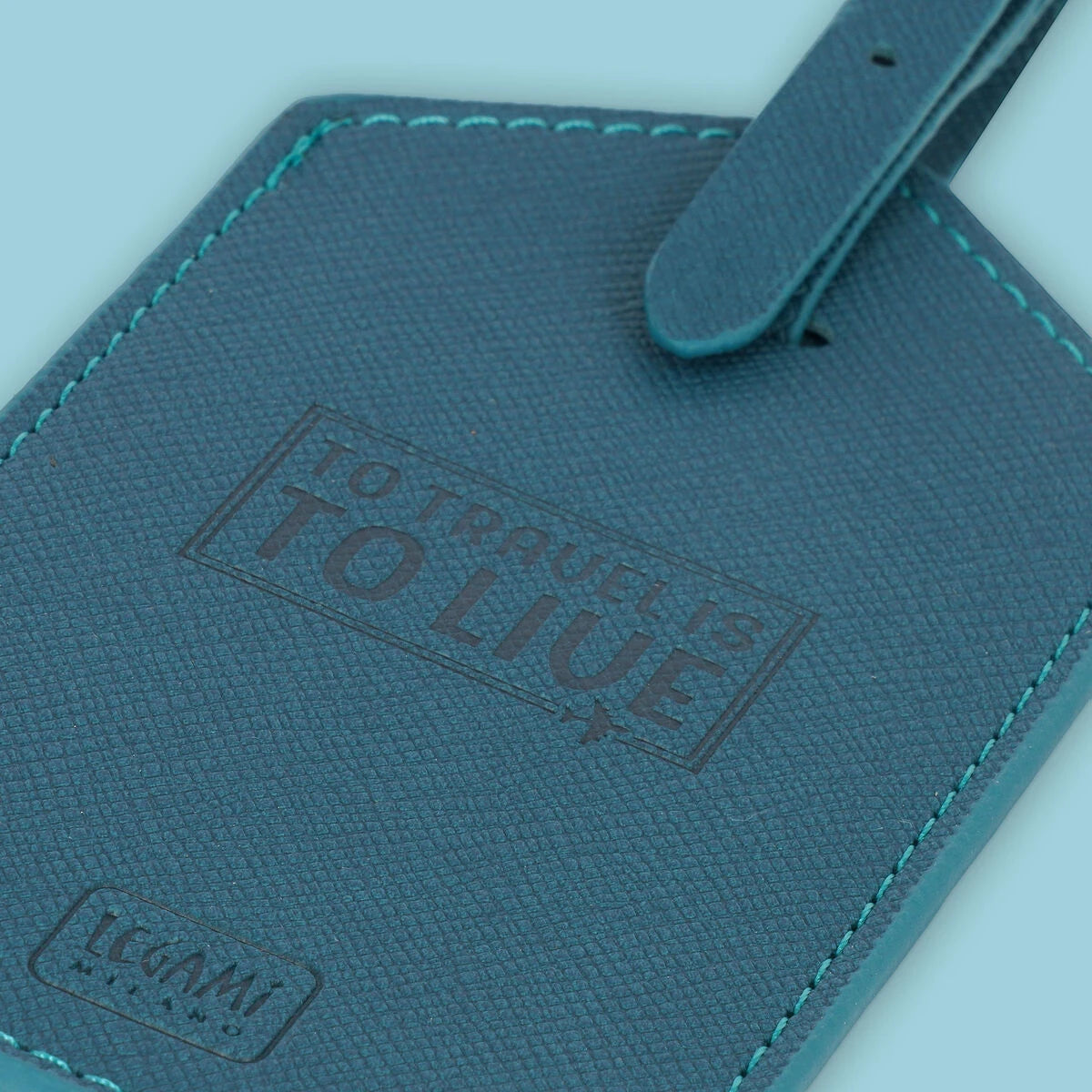 Legami - Petrol Blue Luggage Tag