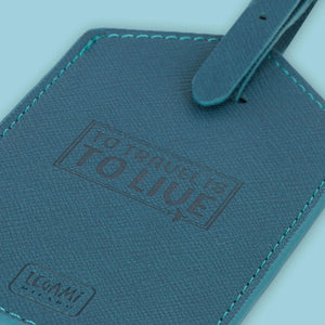 Legami - Petrol Blue Luggage Tag