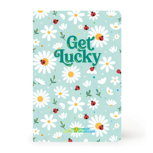 Legami - Çizgili A6 Defter - Resimli Sert Kapak - Uğur Böceği