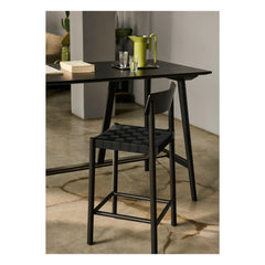 & Tradition - Betty TK15 Black Strap Ash Bar Stool 75 cm | Black