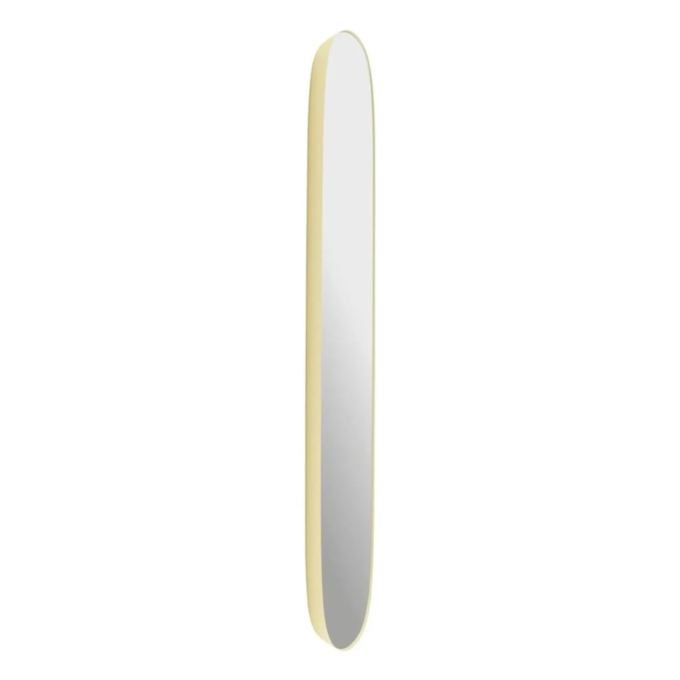 Muuto - Çerçeveli ayna 118x44.5 cm | Soluk sarı
