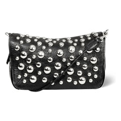 Jérôme Dreyfuss - Bobi S Bag, Tortoiseshell Leather, Silver | Black
