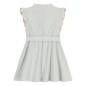 Petit Bateau - Blotilde Organic Cotton Poplin Dress | White