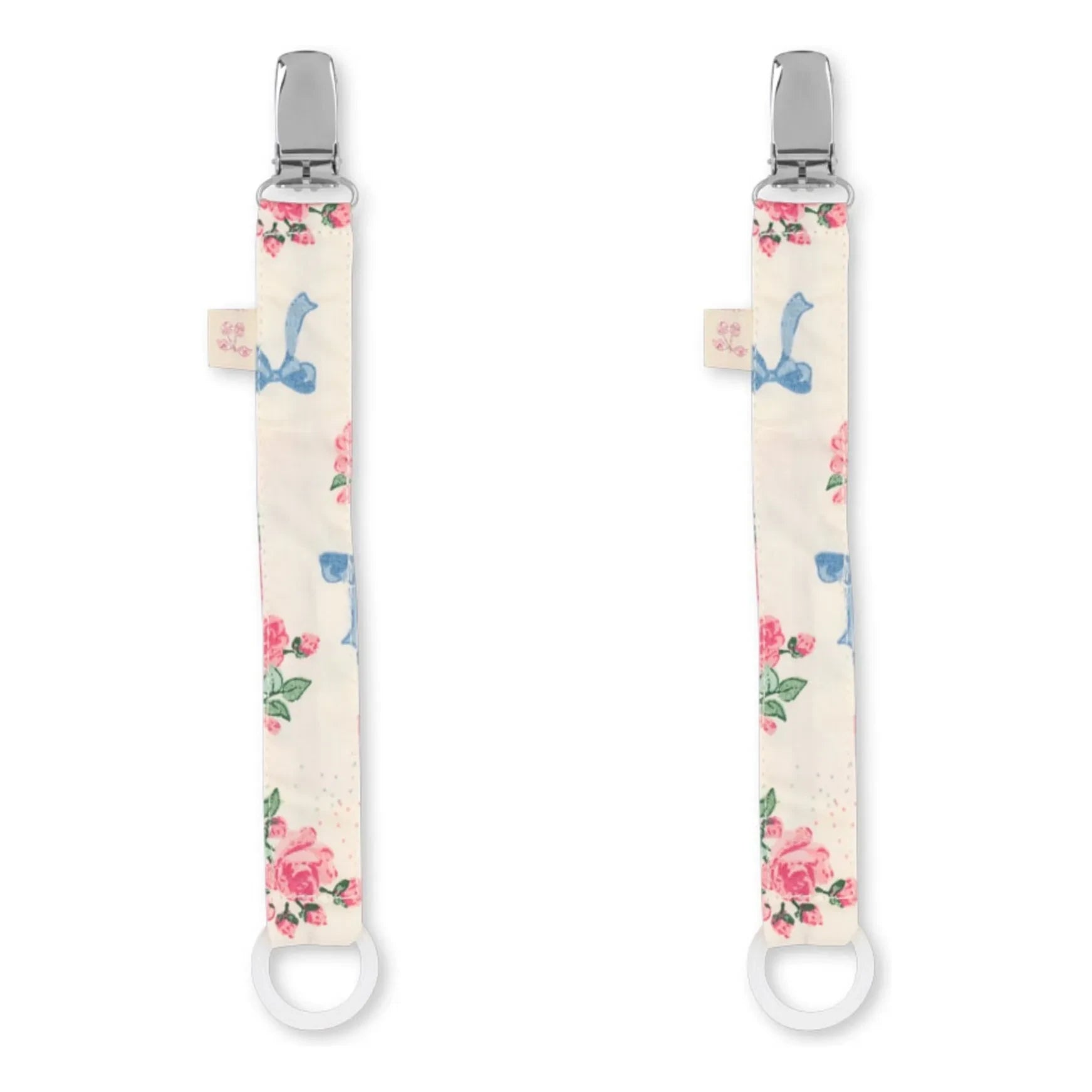 Konges Sløjd - Bella Rosita Pacifier Clips - Set of 2 | Pink
