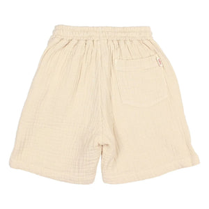 Búho - Cotton Gauze Bermuda Shorts | Sand