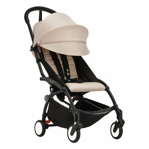 Stokke® - YOYO³ Bonpoint 6+ Baby Stroller with Black Frame | Beige