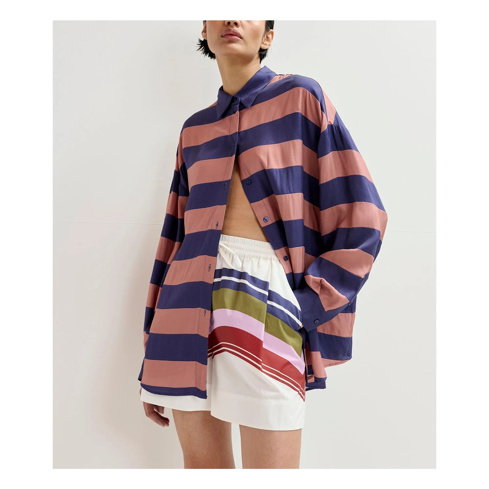 Essentiel Antwerp - Jaim Striped Shirt | Blue