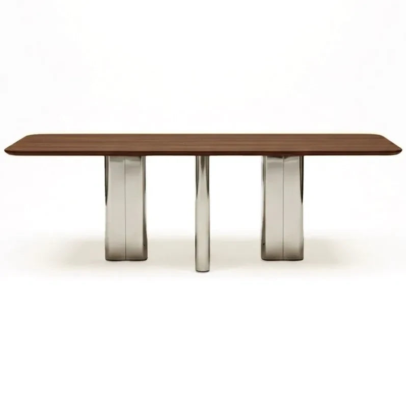 Gabrielle Paris - Chrysoline walnut veneer dining table | Walnut